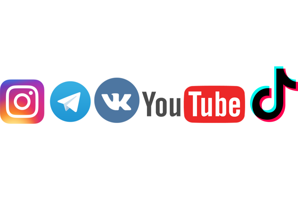 New types of services: TikTok, YouTube, Vk, Telegram and Instagram